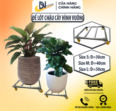 ĐẾ LÓT CHẬU HÌNH VUÔNG D30 
